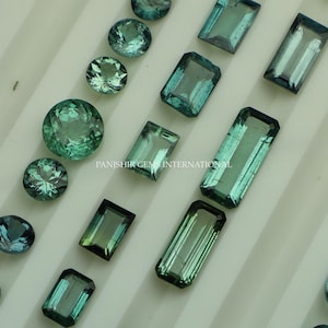 Naturalny turmalin paraiba: elektrycznoniebieski luźny kamień