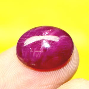 African Ruby Oval Cabochon • Natural Manak • Loose Gemstone for Jewelry