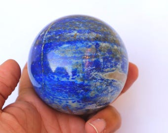Lapis Lazuli Sphere • Royal Blue Crystal Ball, Home Decor (75MM)