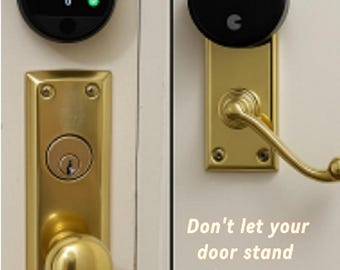 Adaptador para cerradura inteligente August: Cerraduras de embutir estilo Marks para apartamentos en Nueva York