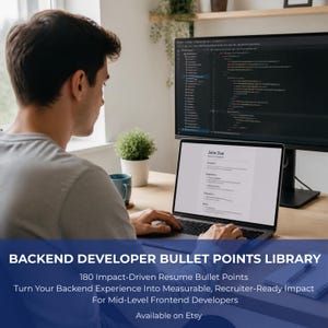 Backend Developer Resume Bullet Points Library | 180 BP