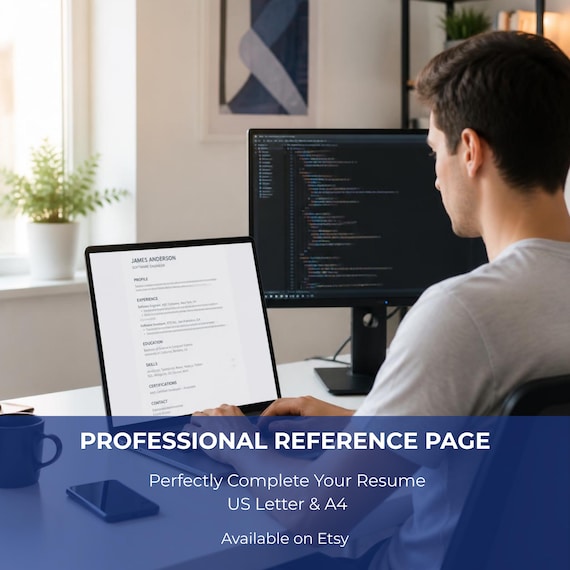 Reference Page Template for Web Developers | US & A4