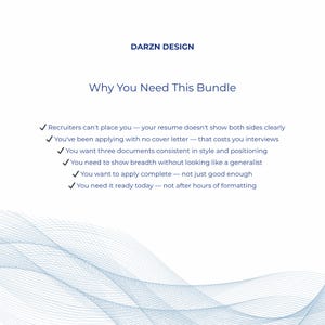 Full-stack cover letter and resume template bundle frontend backend skills by layer