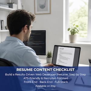 Web Developer Resume Content Checklist | ATS-Optimized