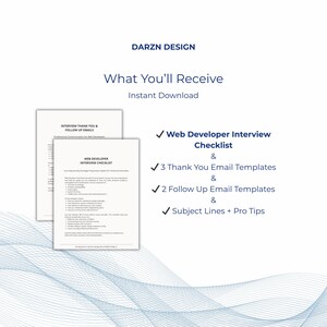 Web Developer Thank You Email Templates PDF. Follow Up Email Templates for Tech Interviews