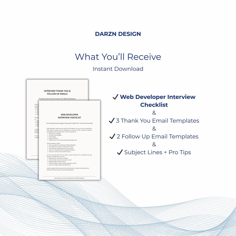 Web Developer Thank You Email Templates PDF. Follow Up Email Templates for Tech Interviews