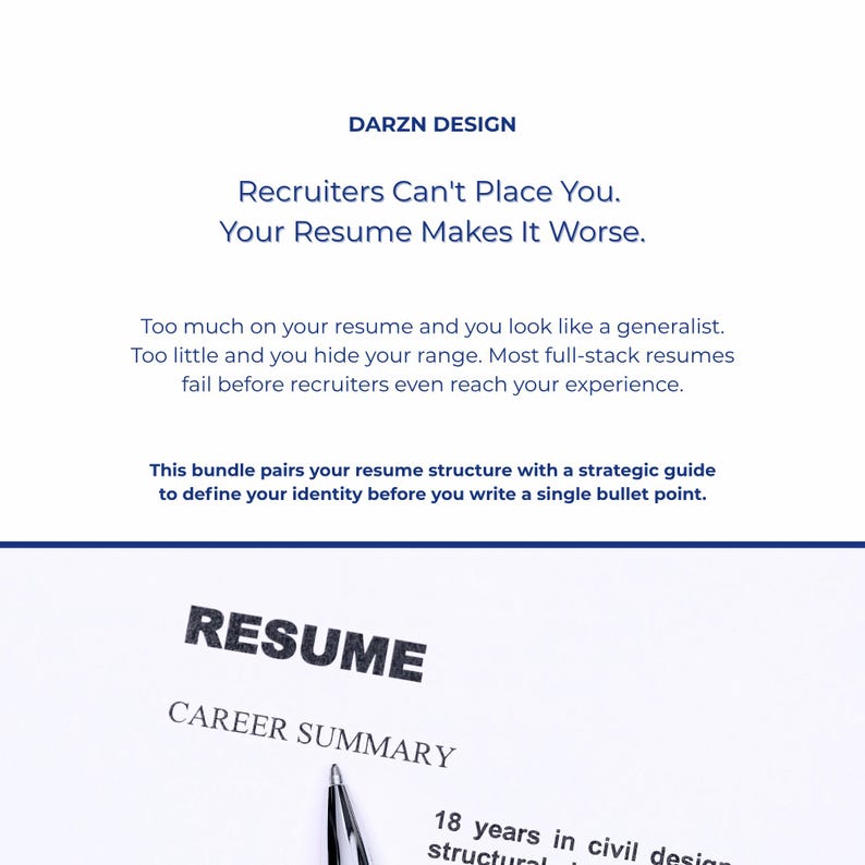 React Node.js resume template with positioning guide for mid-level developers
