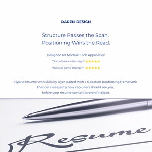 Full-stack developer application bundle resume structure and strategy included