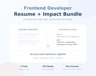 Pacote de Currículo e Lista de Pontos para Desenvolvedor Frontend | ATS 2026