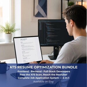 Web Developer ATS Resume Optimization Bundle | Tech Resume