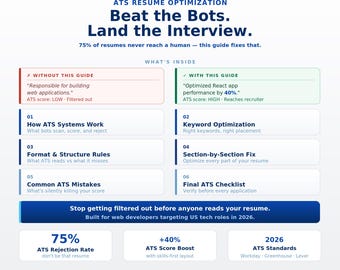 ATS Resume Optimization Guide | Web Developer Beat the Bots