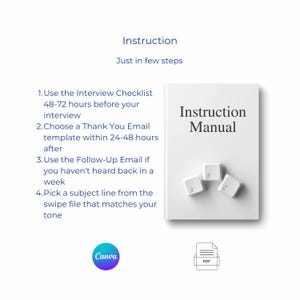 Step-by-step user guide for the interview success bundle