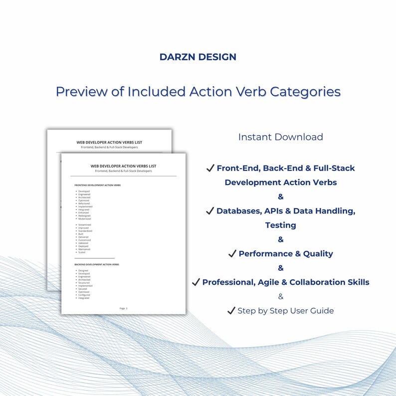 front end developer resume action verbs list modern tech resume guide