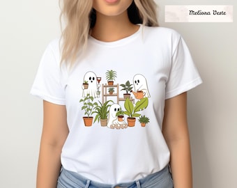 Gardener Ghost Shirt, Halloween Plant Lover Tee