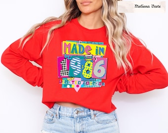 1986 Limited Edition Sweatshirt, 39th Birthday Crewneck