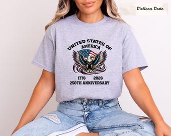 USA 250th Anniversary Shirt, 1776 2026 Patriotic Eagle Tee