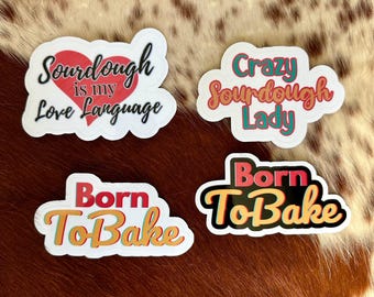 Sourdough Bread Stickers | Baking Stickers | Bread Lover Gift |