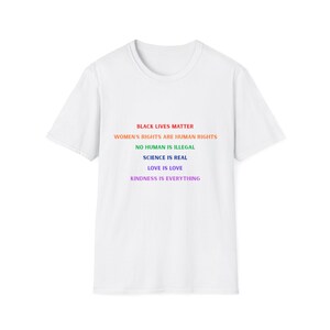 Inclusive Message Unisex T-Shirt | Activism T-Shirt,  Pride Shirt, Social Justice Apparel, Black Lives Matter, LGBTQ, Women&#39;s Rights
