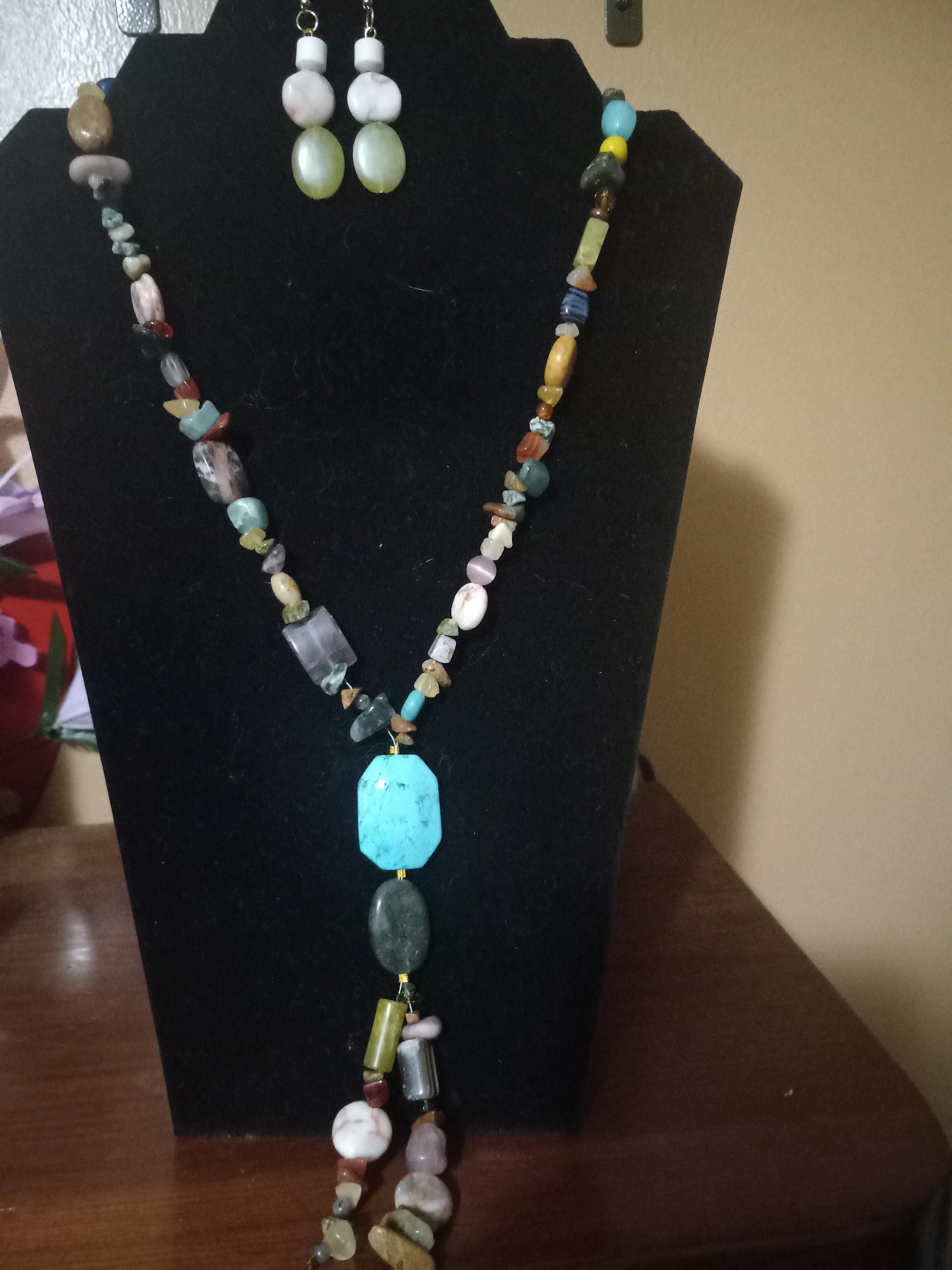 Semi Precious Stone Necklace