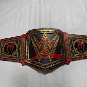 Roman Reigns Undisputed 1316 Wrestling Championship Belt - 4mm Brass Plates , Replica Belt, Adult Size