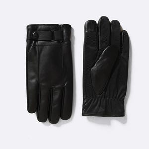 Premium Black Faux Leather Gloves – Stylish & Comfortable Handwear