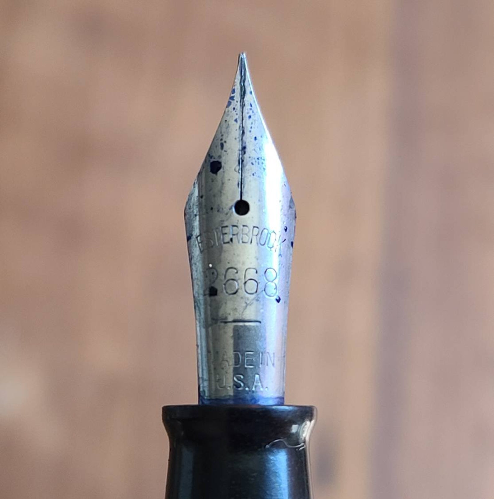 Vintage Esterbrook J Green Fountain Pen 2668 Nib Etsy