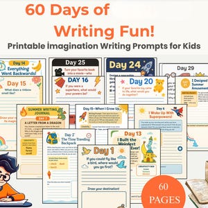 Writing Prompts for Kids , Writing for Kids , Writing Prompts for Kids , Writing Exercise , Journal Prompts , Writing