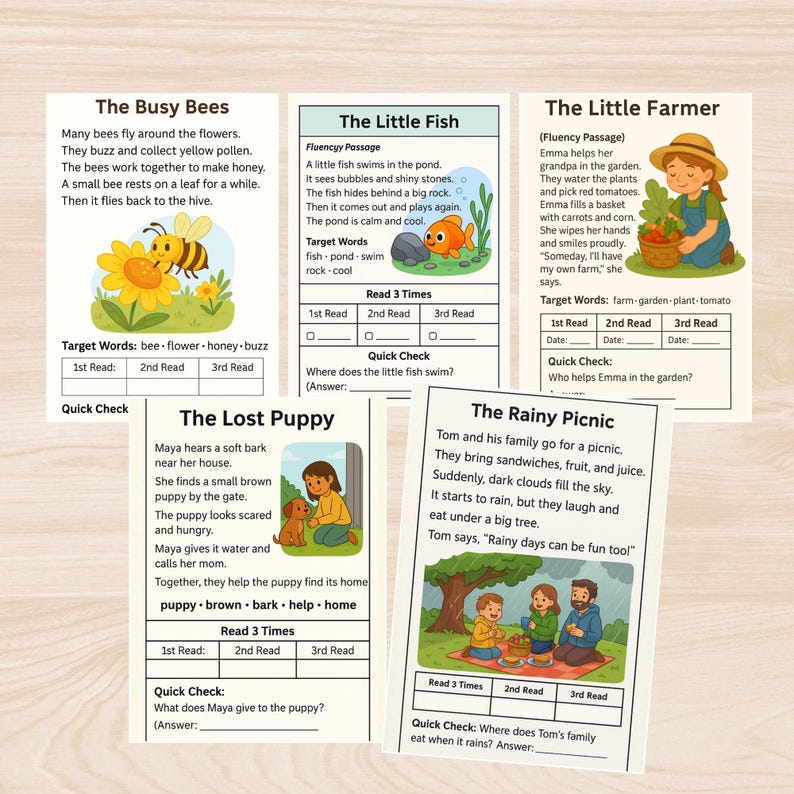 Reading Comprehension Worksheets, Stories With Questions, Reading ...
