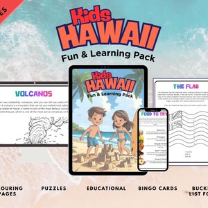Kids HAWAII Fun & Learning Pack