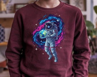 Galaxie de l'astronaute PNG | Conception de sublimation de l'espace cosmique