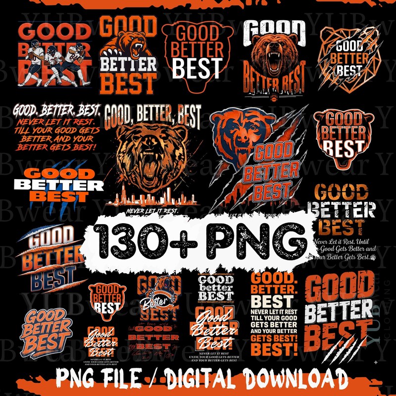 Good Better Best Chicago Bears Svg - Etsy