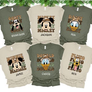 Disney Animal Kingdom Maching T-Shirt, Micky und Freunde, Disney Mickey Safari 2026 T-Shirt, Disney Animal Kingdom Maching T-Shirt