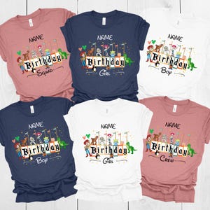 Disney Toy Story Birthday Shirt, Personalized Disney Birthday Tee, Disney Matching Family Shirt, Custom Disney Birthday Girl Tee, Toy Story