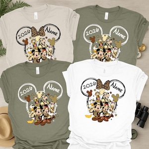 Disney Animal Kingdom Maching T-Shirt, Disney Micky Safari 2026 T-Shirt, Disney Animal Kingdom Maching T-Shirt, Wild über Disney