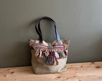Repurposed canvas bags best sale