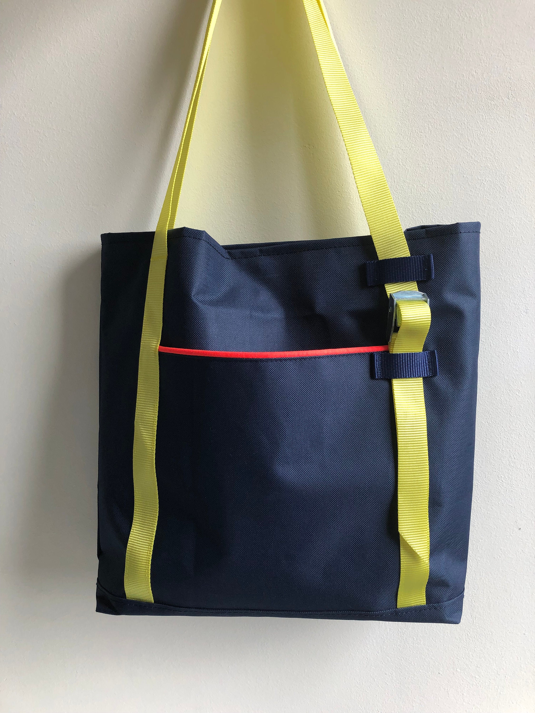 Courtauld Tote Bag Yellow Blue