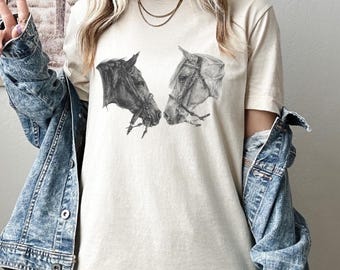 Cheval en miroir PNG