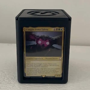 MTG Deck Box – Magnetic Storage Case for Magic: The Gathering Cards – Holds 100+ Sleeved Cards
