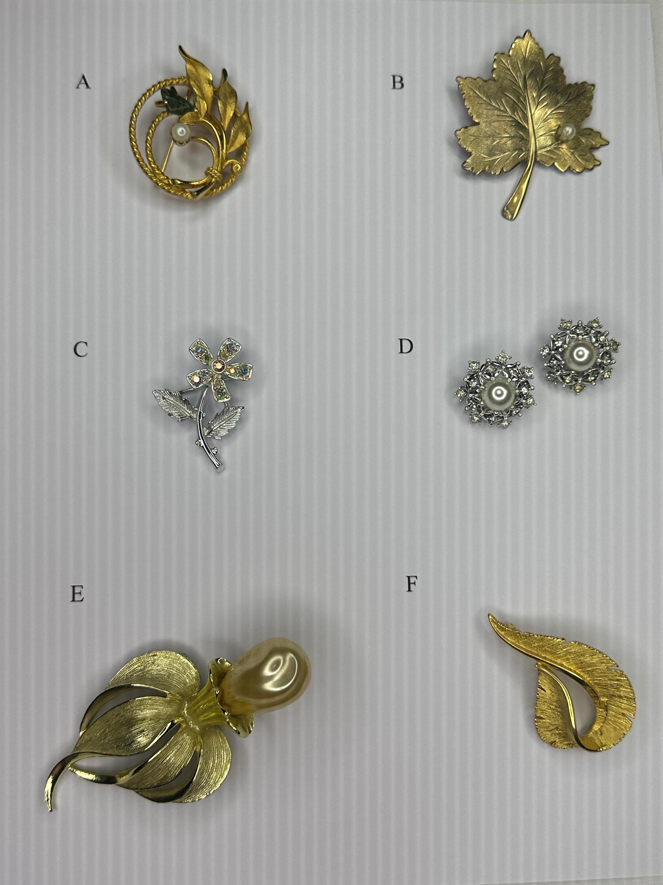 Antique Sarah Coventry Brooches- Romantic and Heirloom New