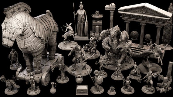 miniaturas rol odisea griega