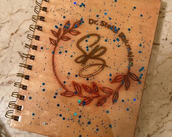 Personalized Laser Engraved Wooden Planner | Custom Journal