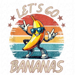 Funny Banana Baseball T-Shirt: Sports Meme Tee (Digital Files Included SVG/PNG/JPG)