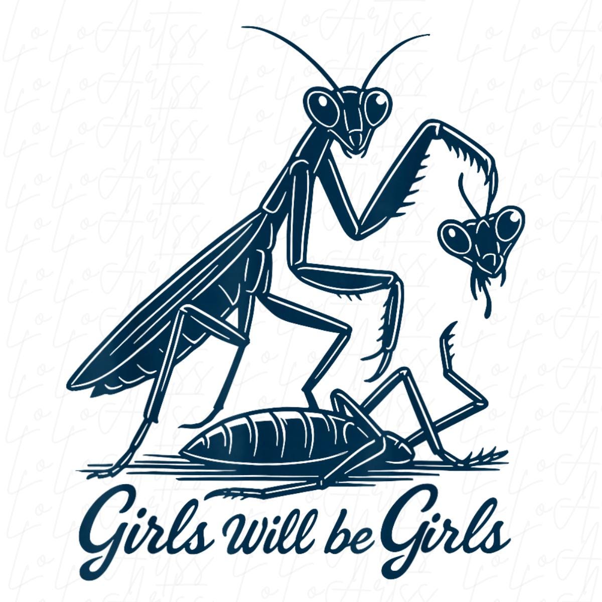 Gottesanbeterin zeichnung - Etsy Österreich, image size:1200x1200