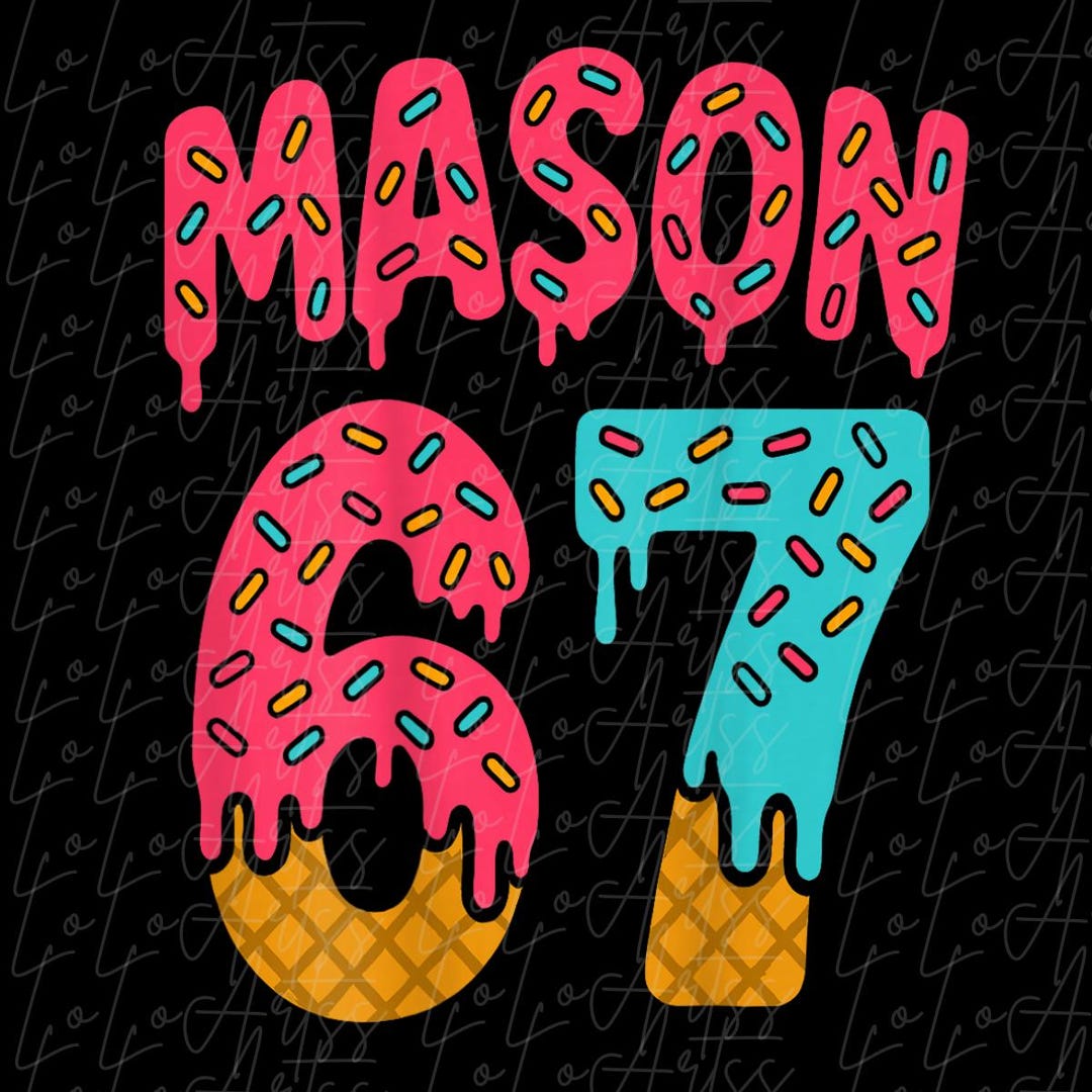 Mason 67 Ice Cream Meme Png Funny Six Seven Back Png Viral Internet