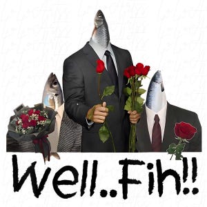 Fih Gentleman Svg Png Jpg, Funny Fish Meme T-Shirt, Misspelled Humor Design, Fih Calling Shirt for Men and Women