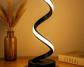 Spiral LED lamp modern design Spiral LED lamp cozy atmosphere living room bedroom office gift idea original decoration modern light