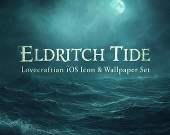 Eldritch Horror Dark Fantasy iOS Icon Pack & Wallpaper Theme