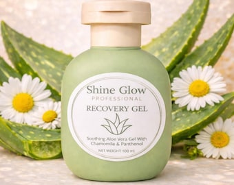 Gel hidratante de recuperación de aloe vera para el cuidado de la piel sensible, seca o irritada