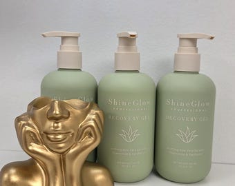 Gel de recuperación de aloe vera: cuidado calmante e hidratante para pieles sensibles, secas o irritadas.