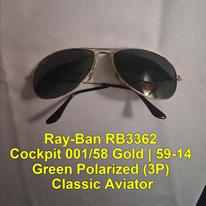 Ray Ban Aviator Vintage - Etsy